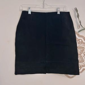 West Bay leather skirt
